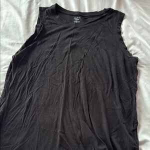 Black Sleeveless Top